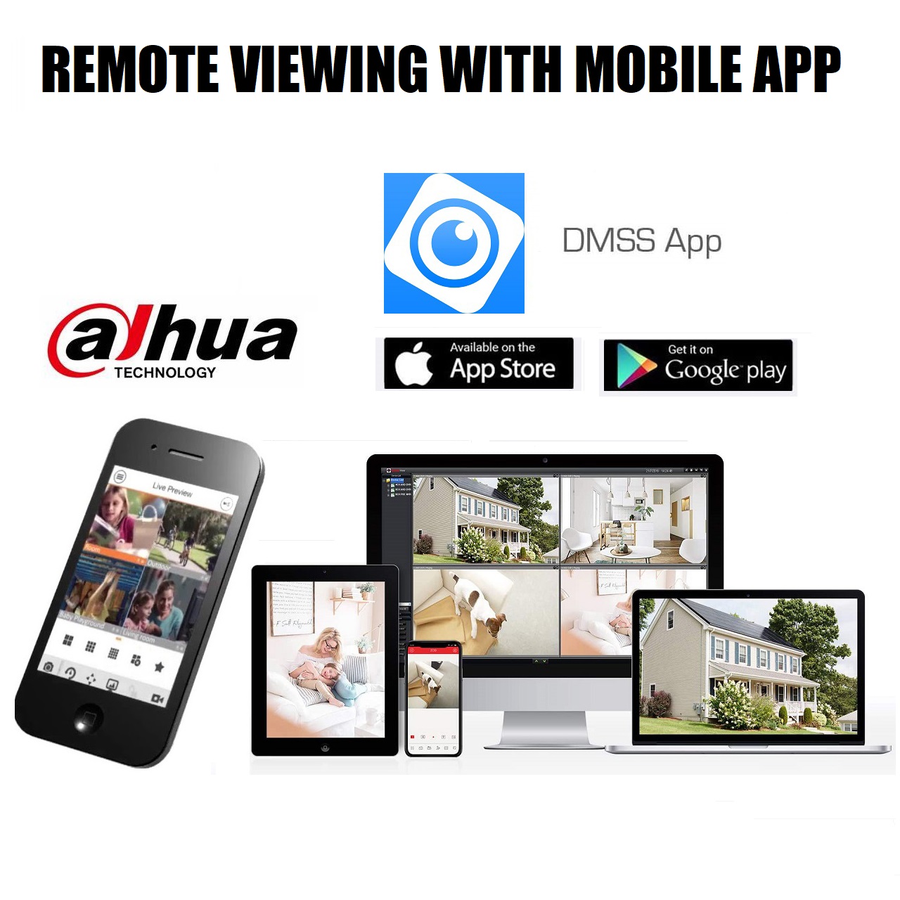 Dahua nvr best sale remote viewing